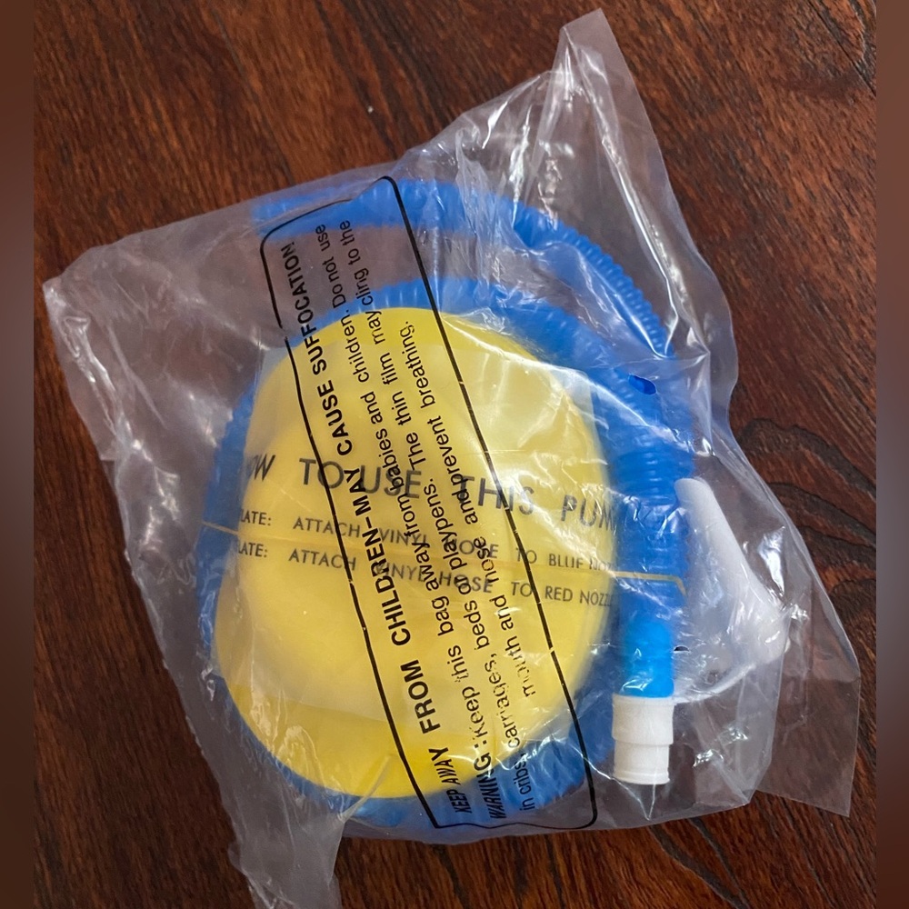 Exercise ball pump